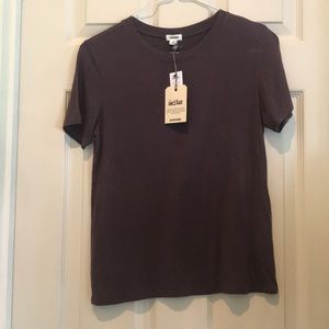 S garage NWT dark purple tee